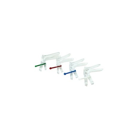 SPECULUM CUSCO STERILE - 24 mm - BLEU / TARIF UNITAIRE /PAR BTE DE 10 LONGUEUR 82mm