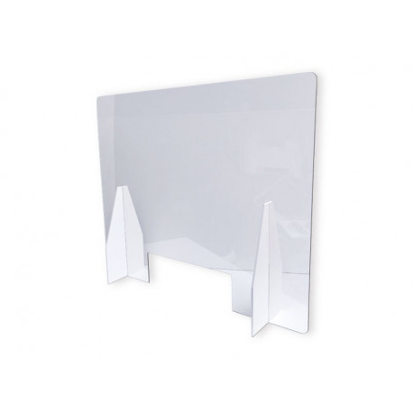 hygiaphone en plexi 3 mm - 70 x 58 cm (format paysage)