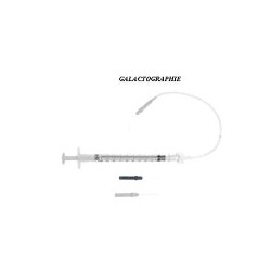 SET DE GALACTOGRAPHIE COURBE 24G (0,5mm) x 2cm   SERINGUE 1ml   6 DILATATEURS (BTE DE 10)