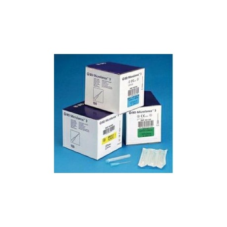 AIGUILLE BD MICROLANCE SPECIALE - 27G - 1/2 - L13mm - 04/10 (GRISE) BOITE DE 100