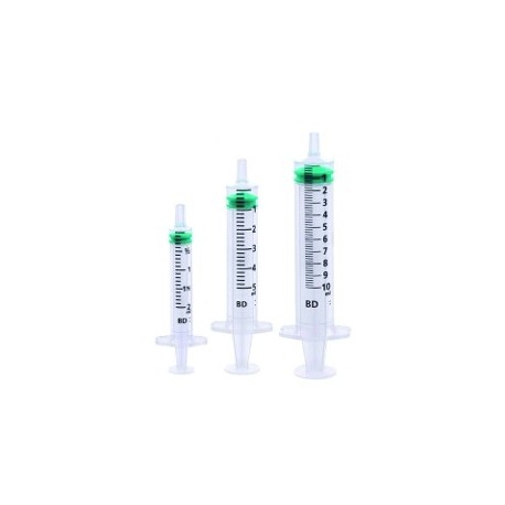 SERINGUE 3 PIECES BECTON DICKINSON 2ml EMBOUT LUER CENTRE BOITE DE 100