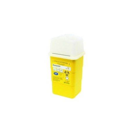 RECUPERATEUR AIGUILLES SHARPSAFE NF 3L CONFORME A LA NORME NFX 30-500