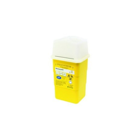 RECUPERATEUR AIGUILLES SHARPSAFE NF 4L CONFORME A LA NORME NFX 30-500