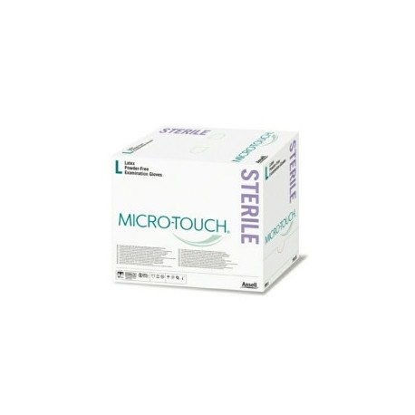 GANTS ANSELL MICRO TOUCH - LATEX - STERILES - NON POUDRES - TAILLE M Bo te de 50 Paires
