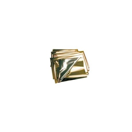 COUVERTURE DE SURVIE ISOTHERMIQUE - OR/ARGENT - 60g - 220x140cm ETUI INDIVIDUEL